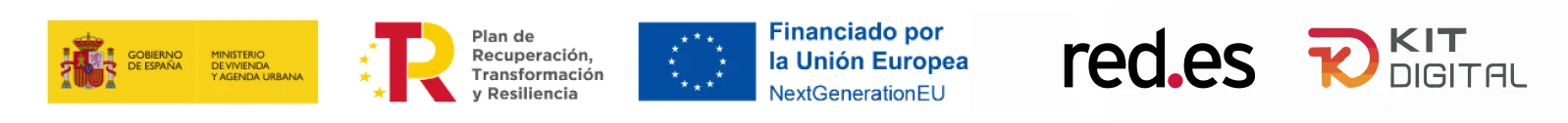 Ministerio de Asuntos Económicos y Transformación Digital, Plan de Recuperación, Transformación y Resiliencia, Financiado por la Unión Europea NextGenerationEU, Red.es, Kit Digital